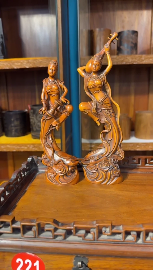 木木头款黄杨木琵琶飞天568.8888