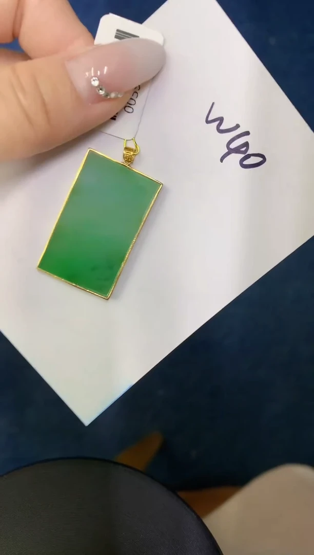 【闪购商品】翡翠颈饰18K金镶嵌00000000000