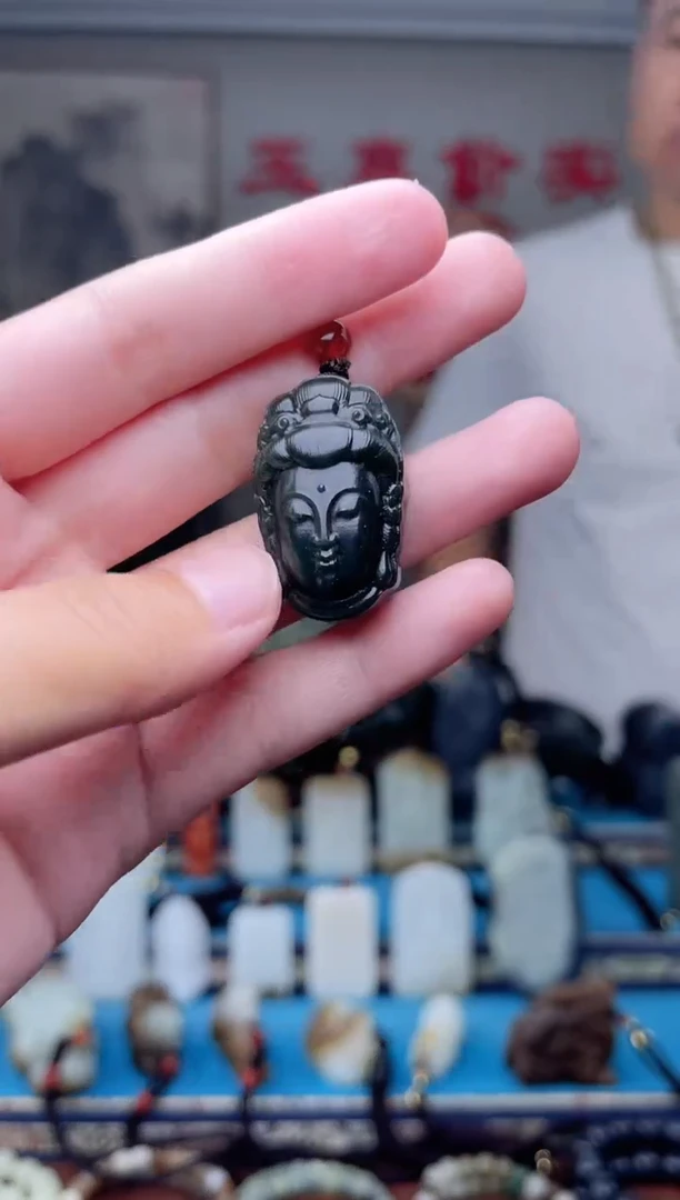 和田玉未镶嵌挂件1