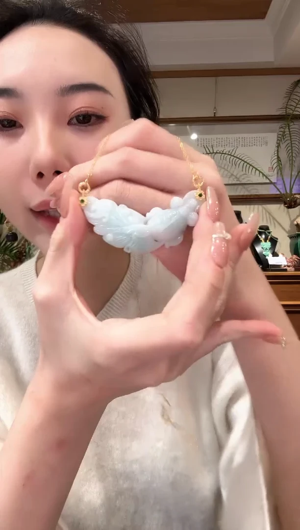【闪购商品】翡翠颈饰未镶嵌国风
