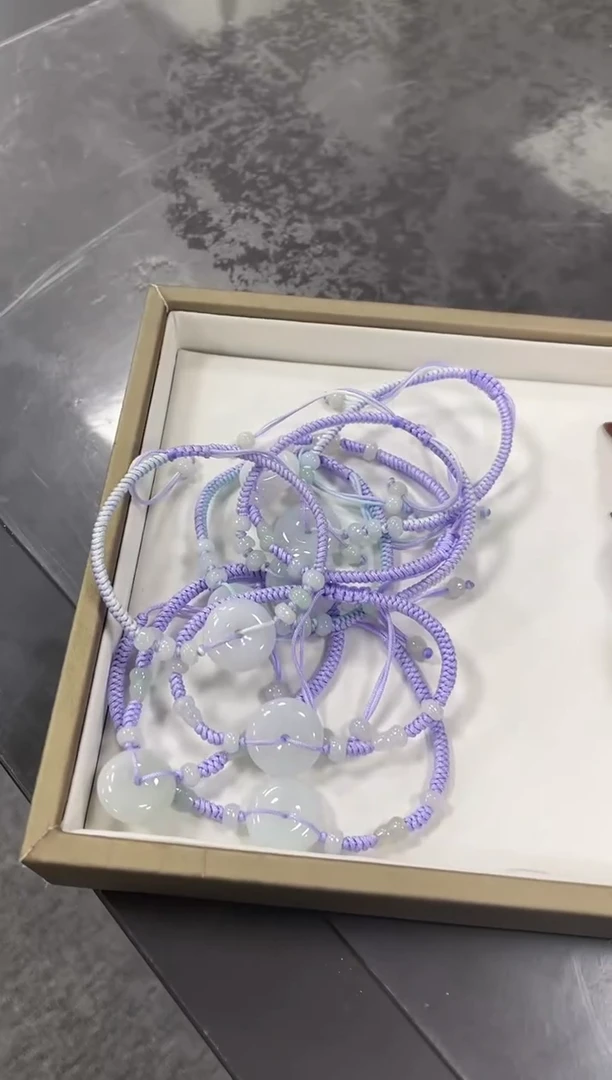 未镶嵌挂件翡翠手绳多样性发1件