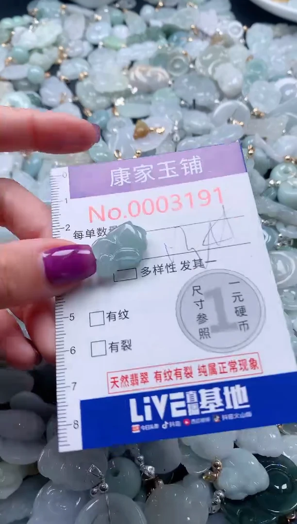 颈饰未镶嵌翡翠3191