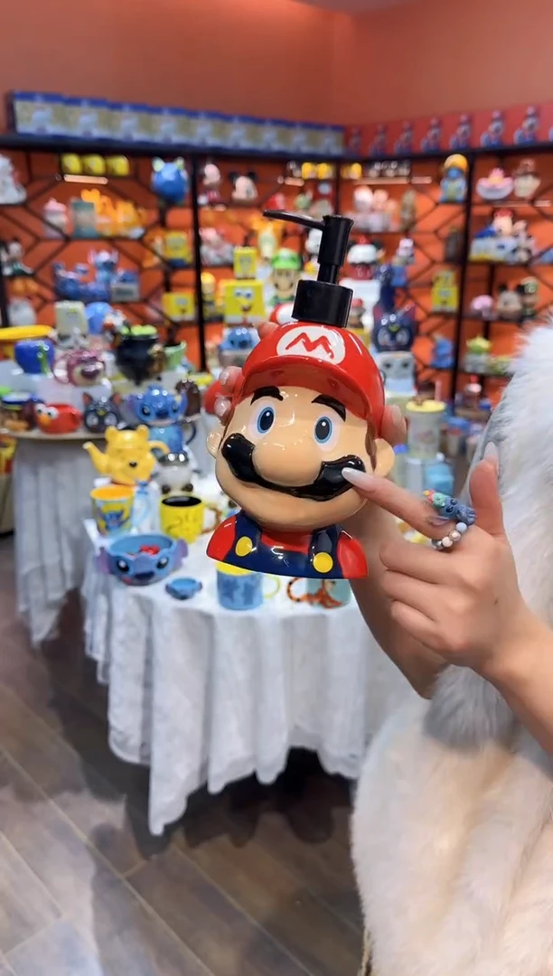 瓷片@@立体陶瓷分装按压瓶