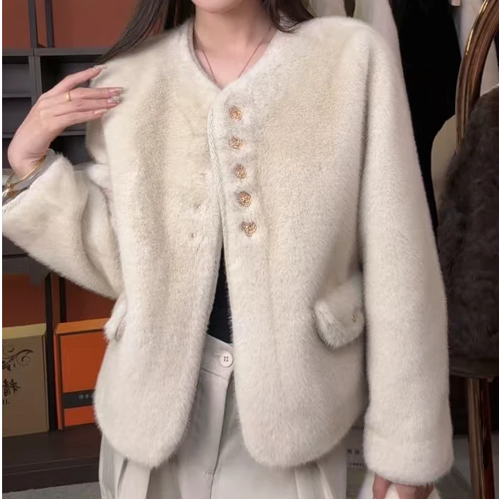 014短外套短款女长袖冬季时尚开衫外套设计师女士轻奢网红