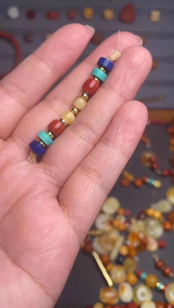 石英质玉多样性发货未镶嵌隔珠套