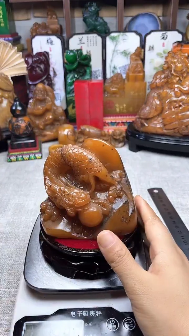 寿山石印石纯天然石料
