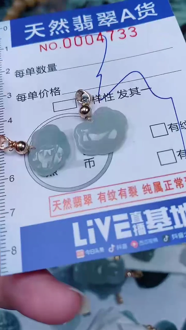 翡翠未镶嵌颈饰00004733