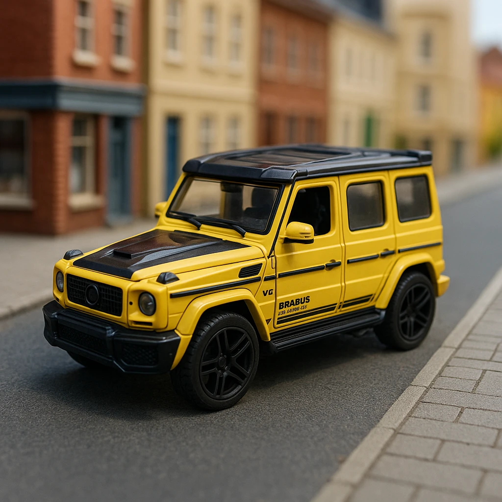 奔奔驰G800合金汽车模型回力小汽车仿真玩具车可开门无声光1比36