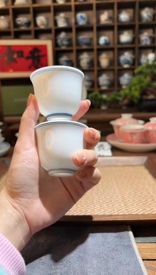 【闪购商品】2个手绘玄文主人杯