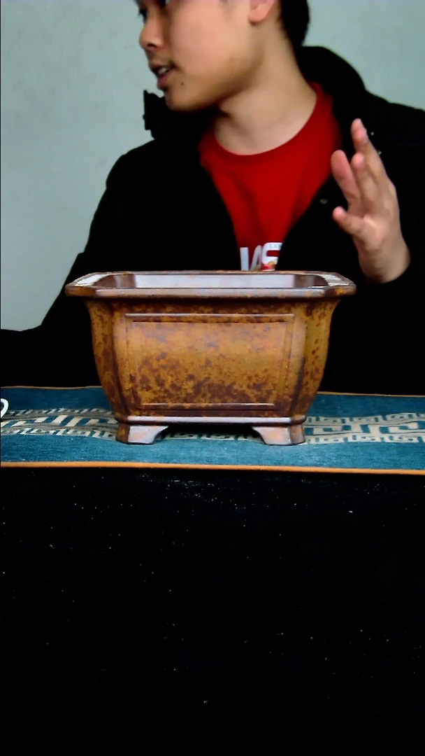 【闪购商品】紫砂花盆19*10.5内径紫砂花盆