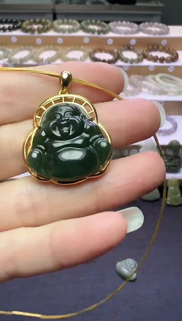 颈饰银S925镶嵌和田玉220号链接925银镶嵌