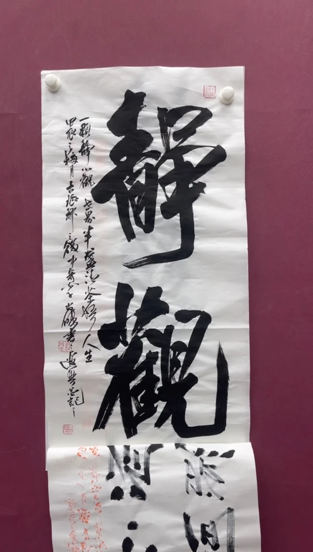 【闪购商品】书法静观书法作品