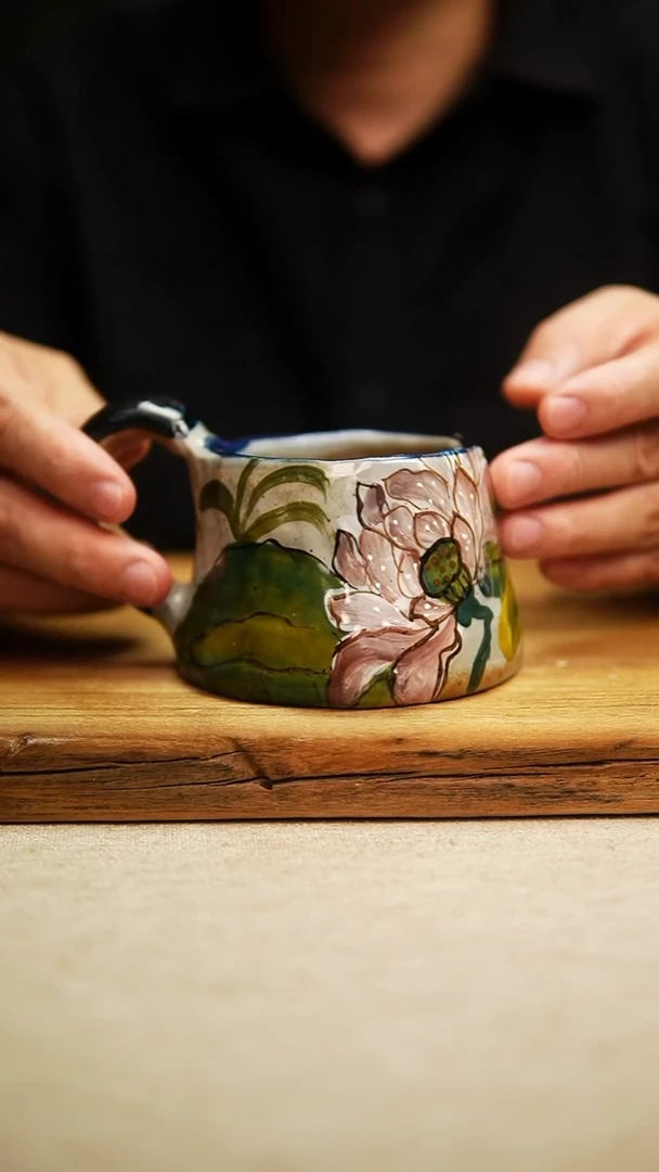 @@陶园瓷舍@@纯手工手绘@高温釉下彩