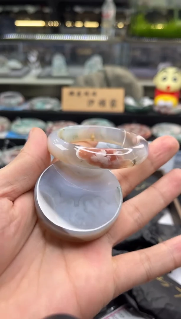 未镶嵌手镯石英质玉51圈口 （赠品镯心）6227129