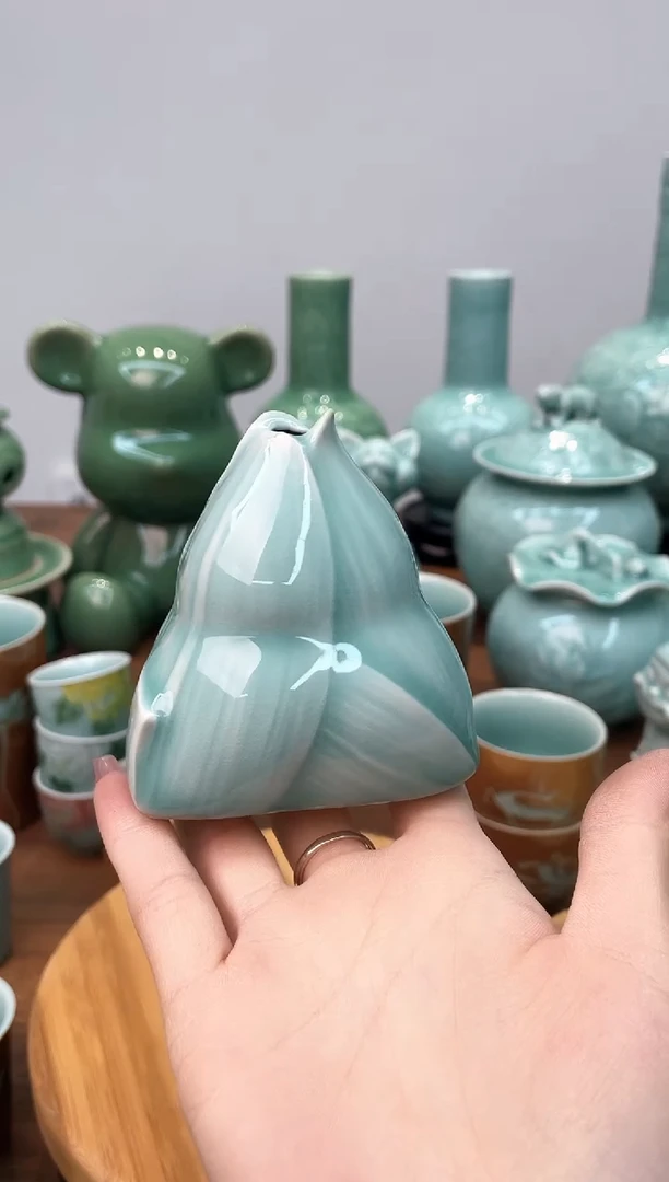 特价福利 微瑕 慧仙青瓷