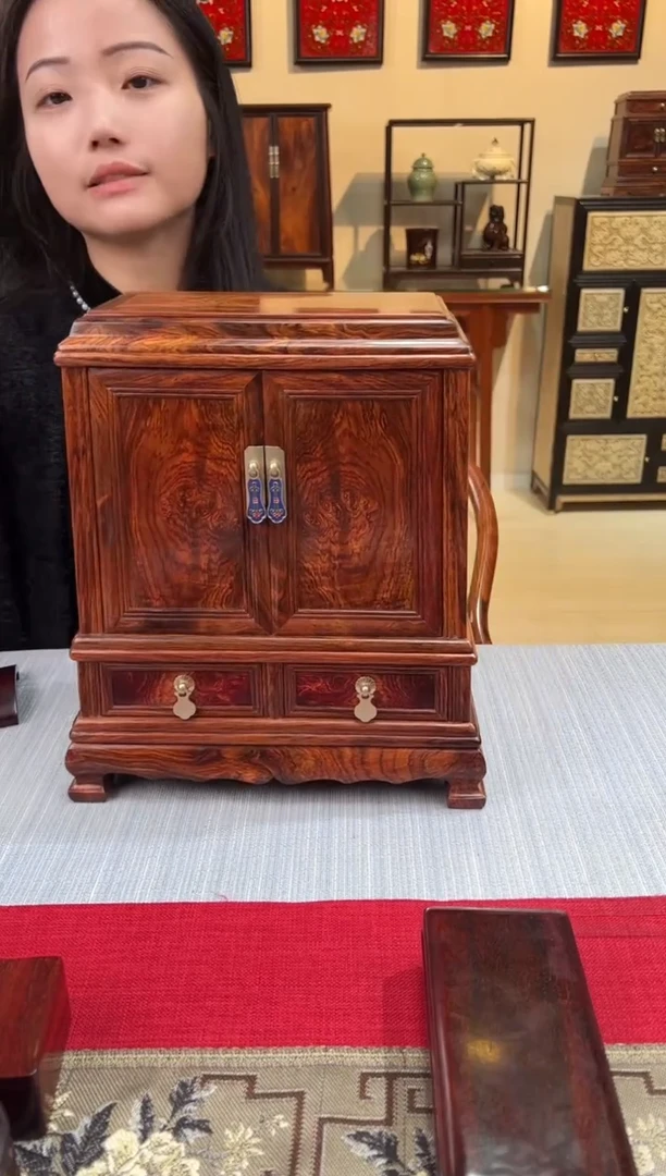 香枝木类成套家具海南黄花梨置物柜   一物一拍
