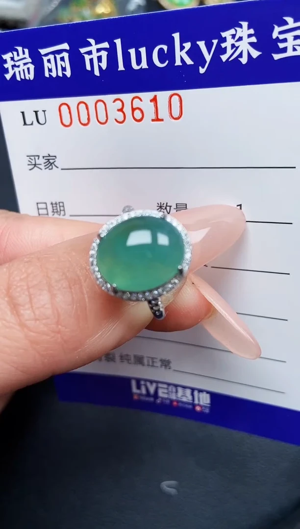 【闪购商品】翡翠颈饰银S925镶嵌3610