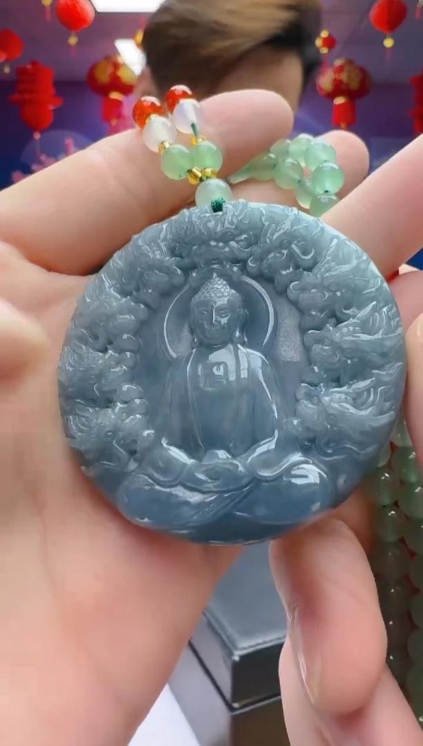 翡翠未镶嵌颈饰翻****巴吊坠