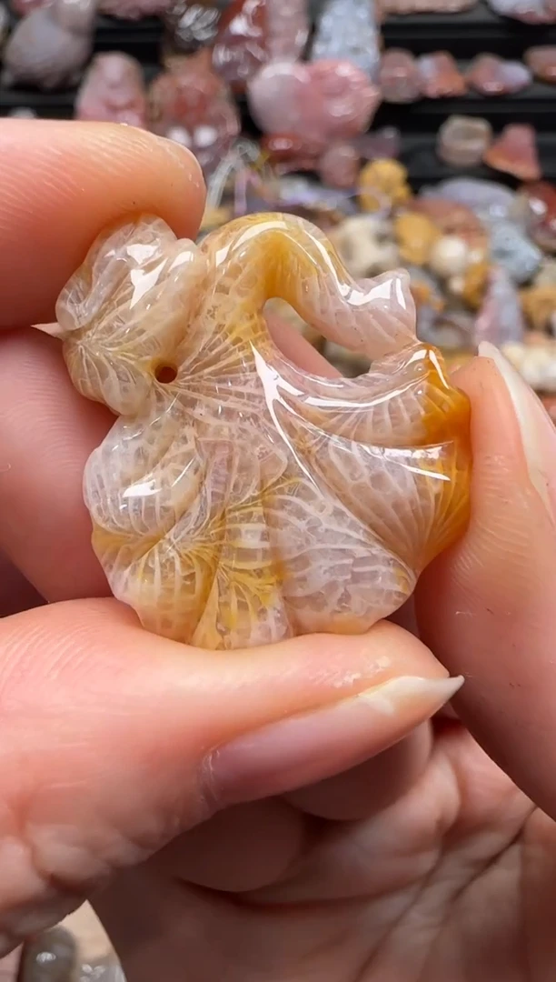 【闪购商品】硅化珊瑚（珊瑚玉）颈饰未镶嵌280