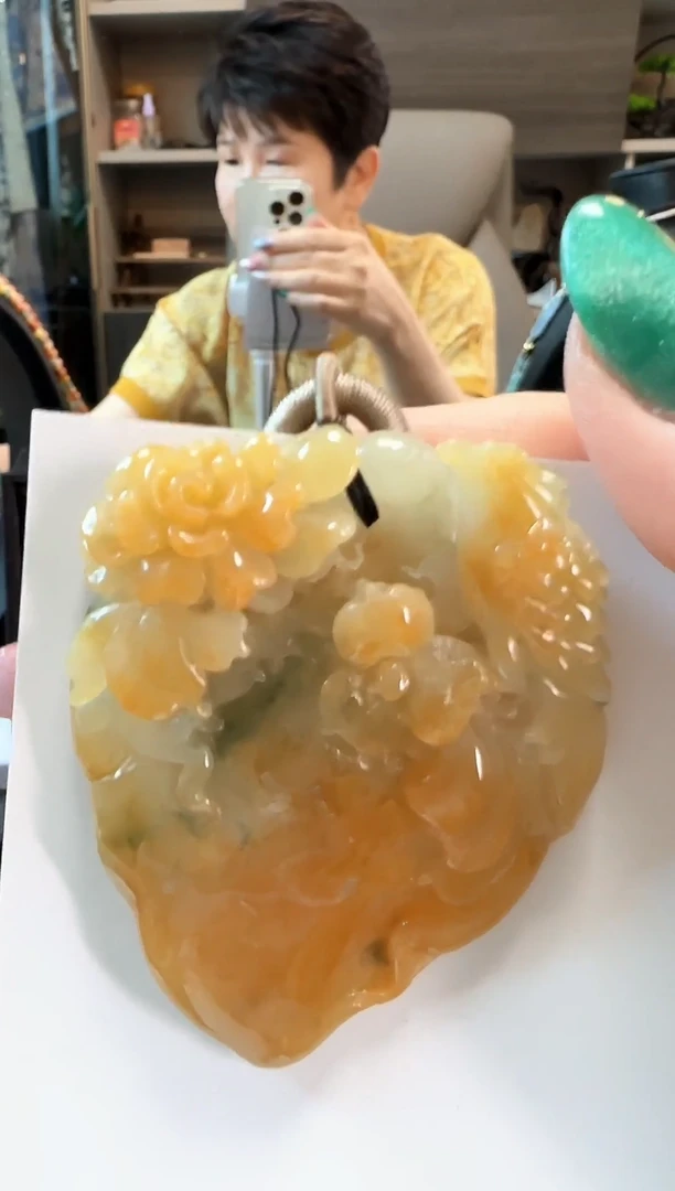 颈饰未镶嵌翡翠缅甸翡翠A货