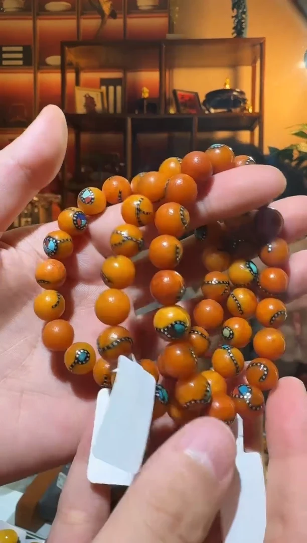 蜜蜡颈饰未镶嵌7851选择多样性发货其中一件