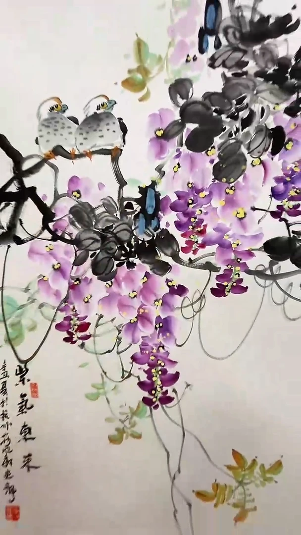 国画国画史龙-绘画作品-3