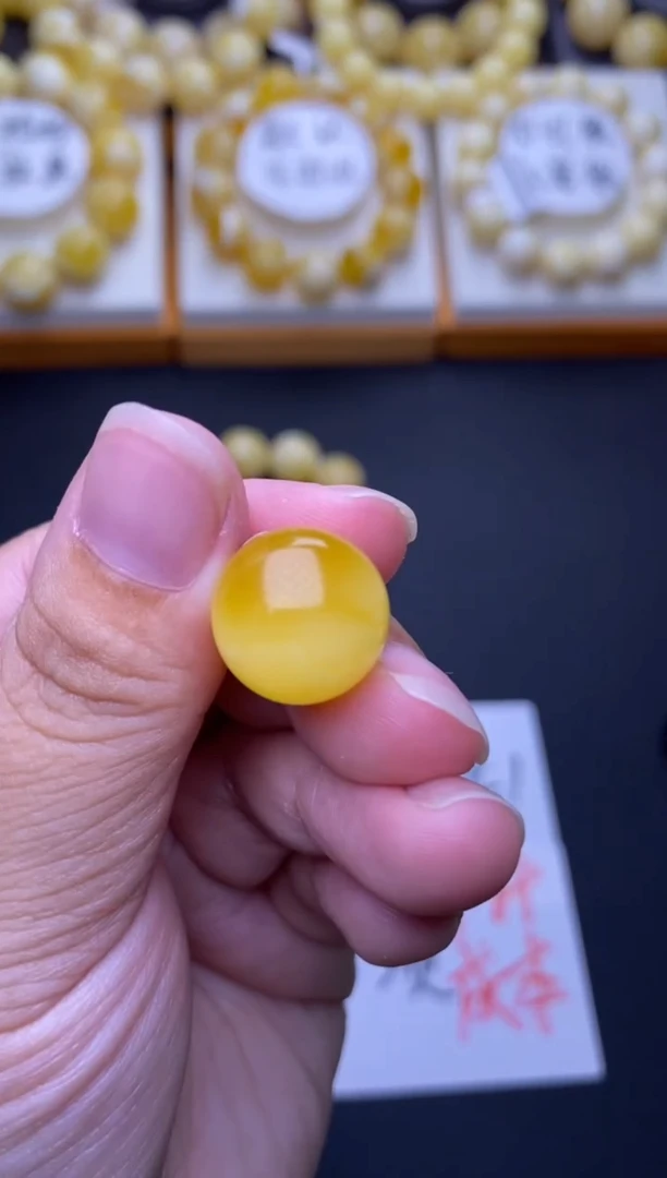 裸石琥珀未镶嵌大小姐珠宝严选137