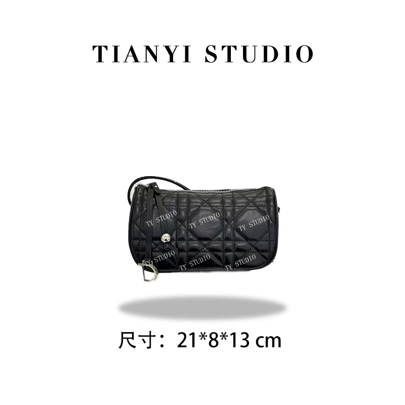【TY】XKY-1170-黑色 轻奢高级韩版单肩潮流时尚简约女包