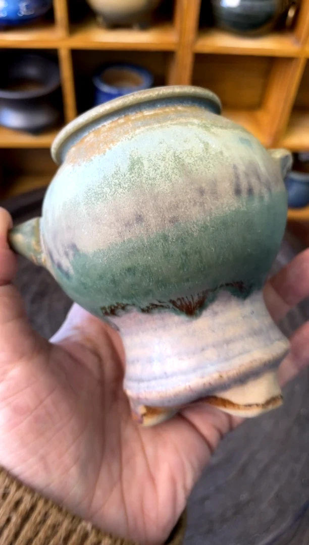 【闪购商品】陶123 内口5【喵喵团圆多肉盆】