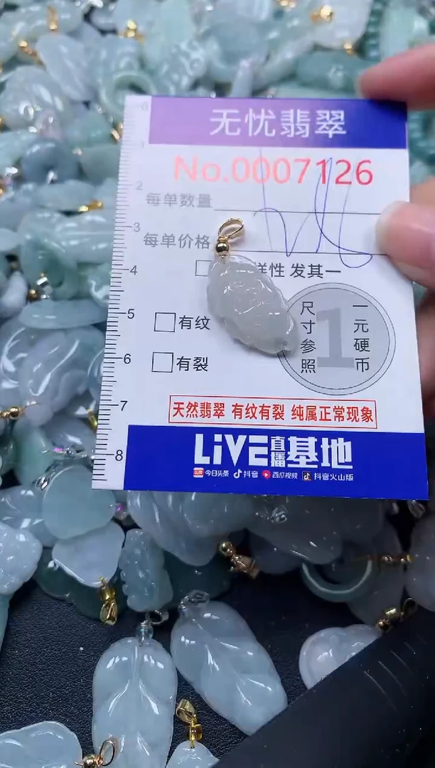 颈饰未镶嵌翡翠7126