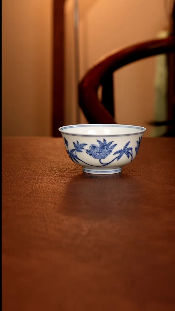 景德镇瓷器，青花瓷手绘茶具~