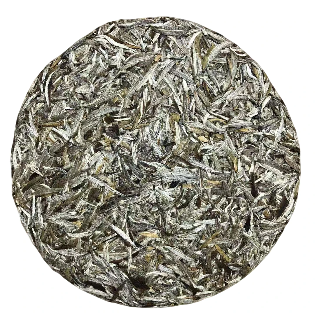 品茗芬722号链接白毫银针紧压饼茶（300克）YYC