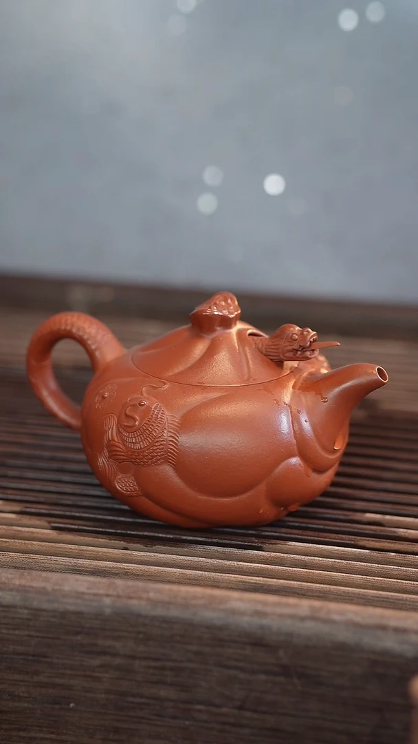 茶壶紫砂鱼化龙 180cc 5.0版本