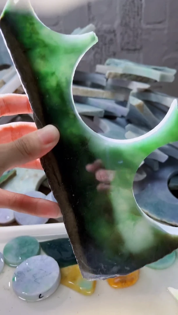 裸石翡翠翡翠a货正品玉石陈293