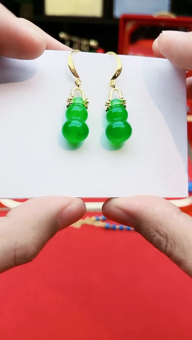 【闪购商品】玛瑙/玉髓耳钉银S925镶嵌213000