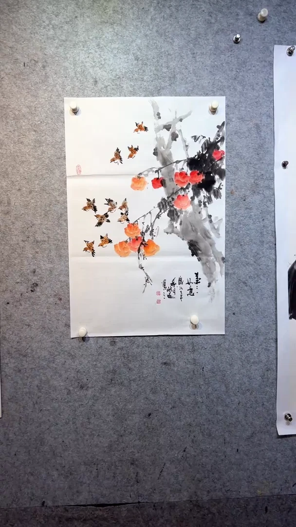 国画相****虾张自学水墨画37