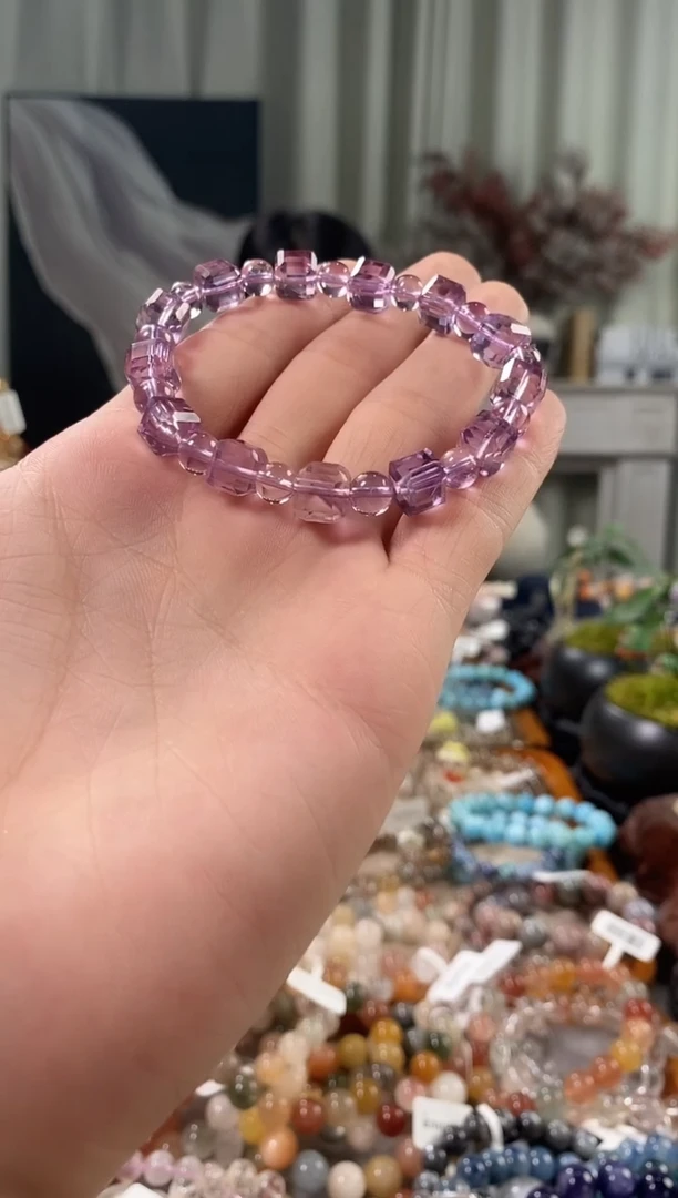 未镶嵌手链水晶紫水晶