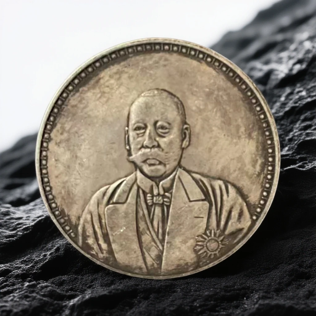 351【甄藏】精选手工复制仿古铜银复古纪念工艺摆件