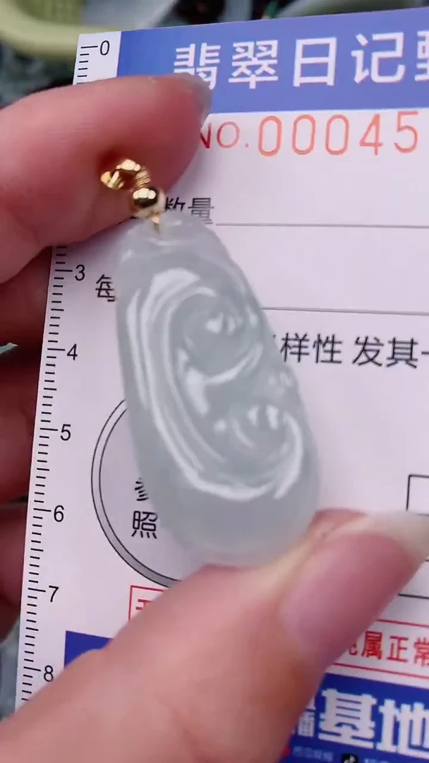 翡翠未镶嵌颈饰00004579