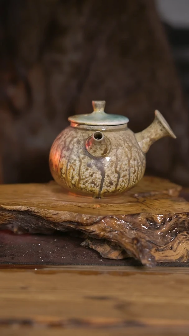 景德镇纯柴烧 侧把壶 200cc 28