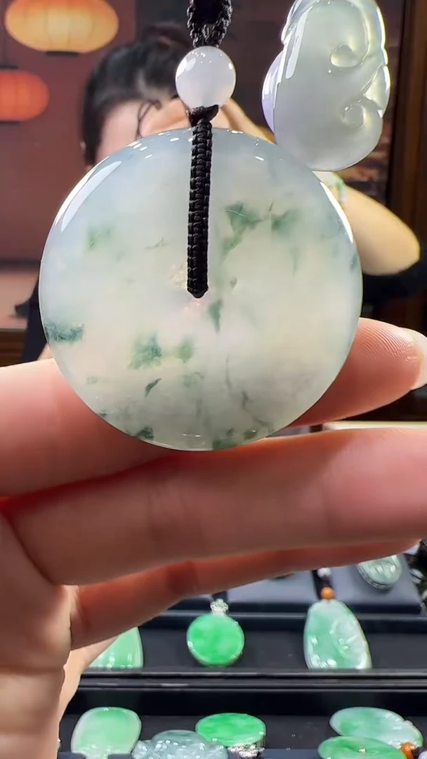 未镶嵌挂件翡翠平安扣