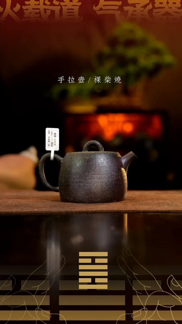 夸烧柴烧汉铎壶881