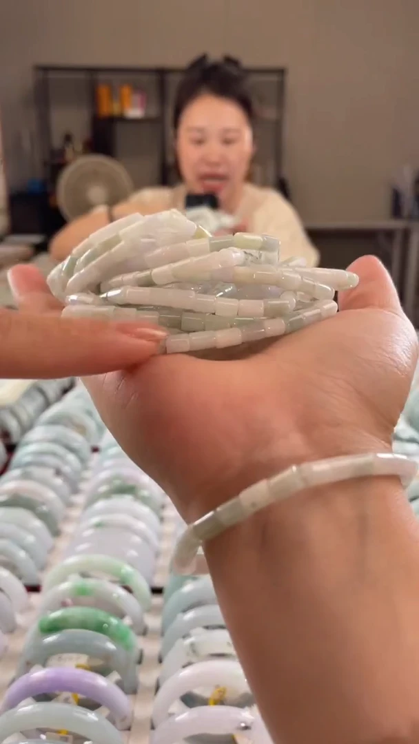 手串翡翠未镶嵌多样性发一