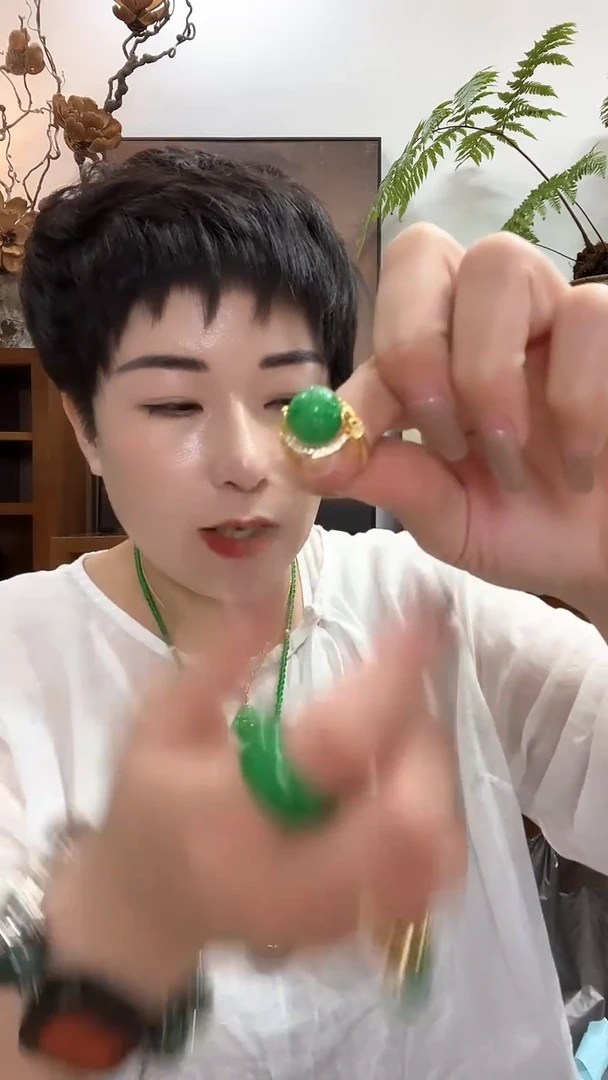 吊坠(赠链)合金翡翠375