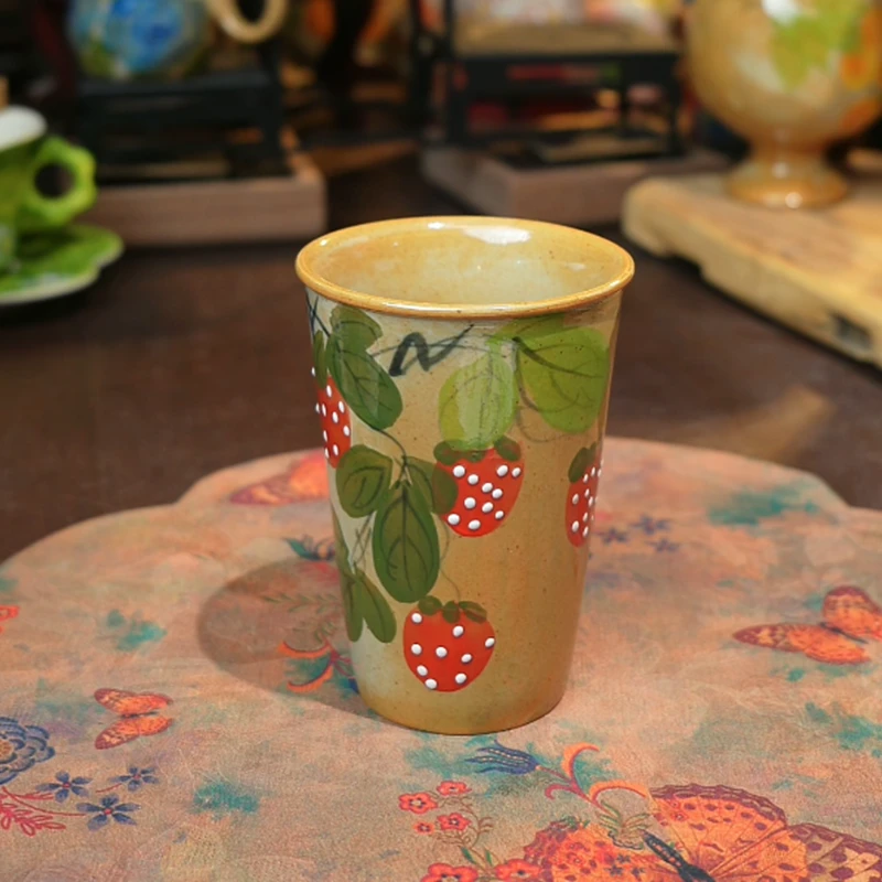 【22】1178-300ml可乐杯草莓（老陶泥）