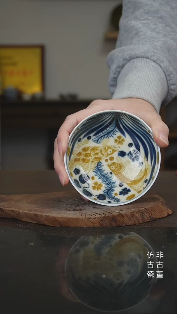 景德镇手工手绘陶瓷微瑕