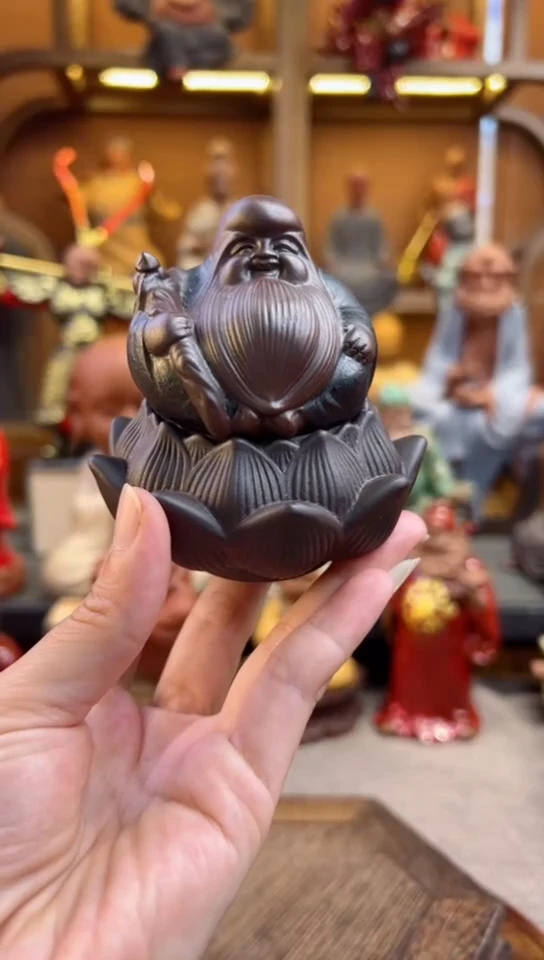 紫砂茶宠器闵茶宠摆件