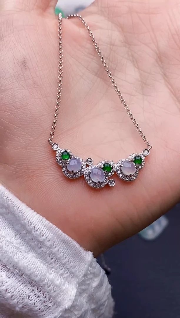 银S925镶嵌戒指翡翠3305