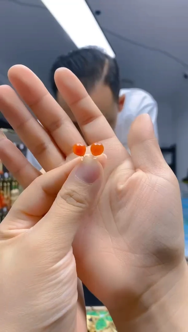 【闪购商品】翡翠耳饰合金098翡翠耳钉