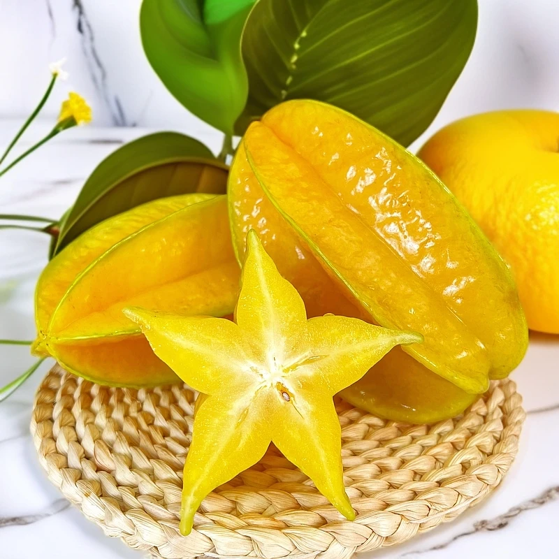 福建漳州下河树上熟杨桃3/4.5斤装清甜多汁整箱放黄吃送酸梅粉